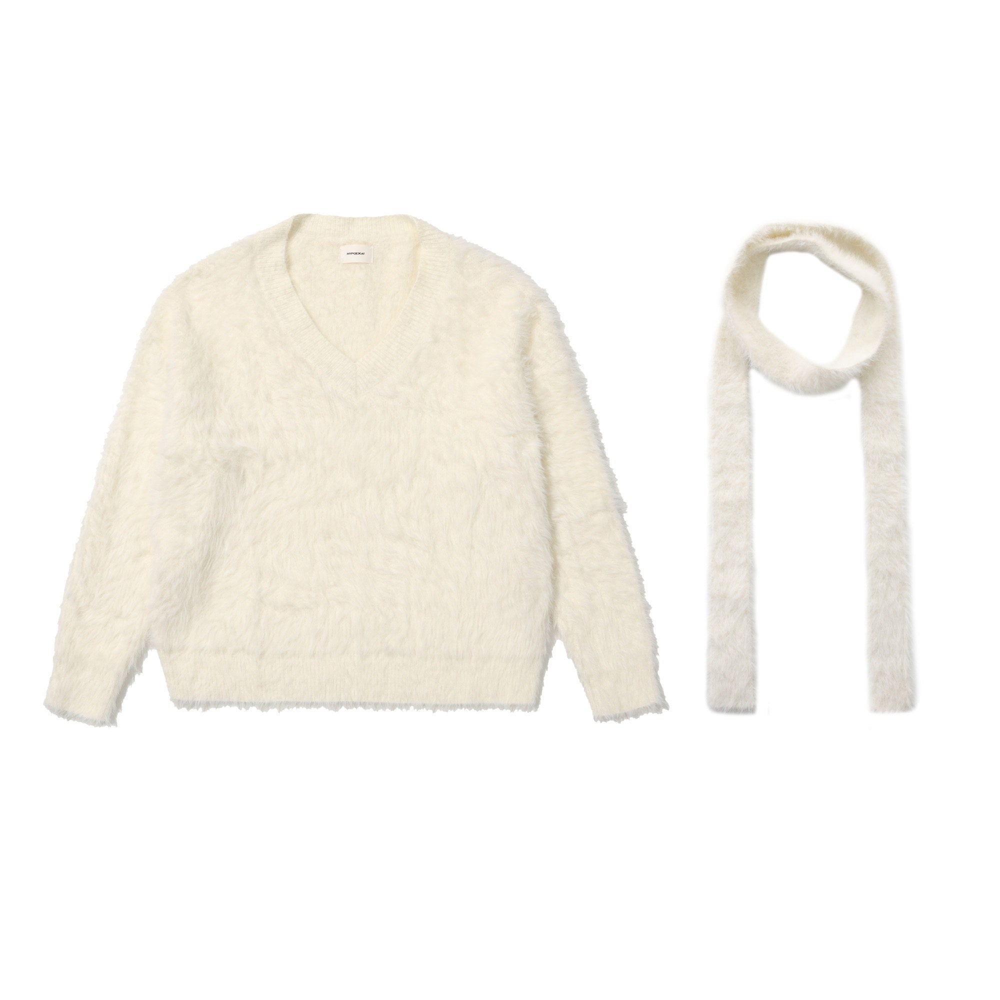 Hypoekai_Fuzzy_V-neck_Oversized_Slouchy_Women's_Mink_Plush_Pullover_Sweaters_820512499441_MISSTT