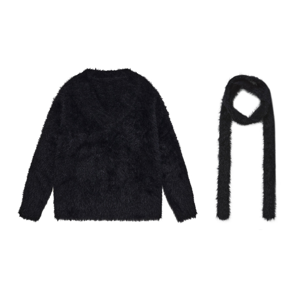 Hypoekai_Fuzzy_V-neck_Oversized_Slouchy_Women's_Mink_Plush_Pullover_Sweaters_820512499441_MISSTT