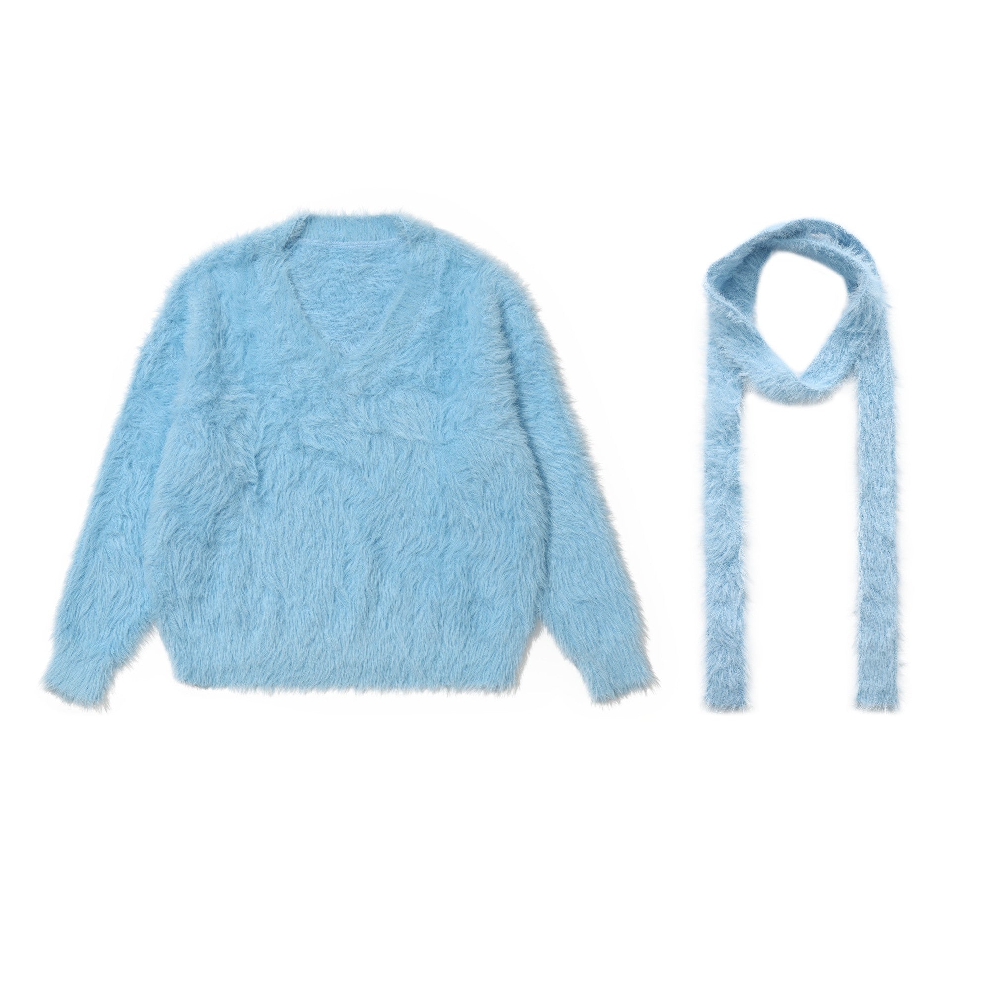 Hypoekai_Fuzzy_V-neck_Oversized_Slouchy_Women's_Mink_Plush_Pullover_Sweaters_820512499441_MISSTT