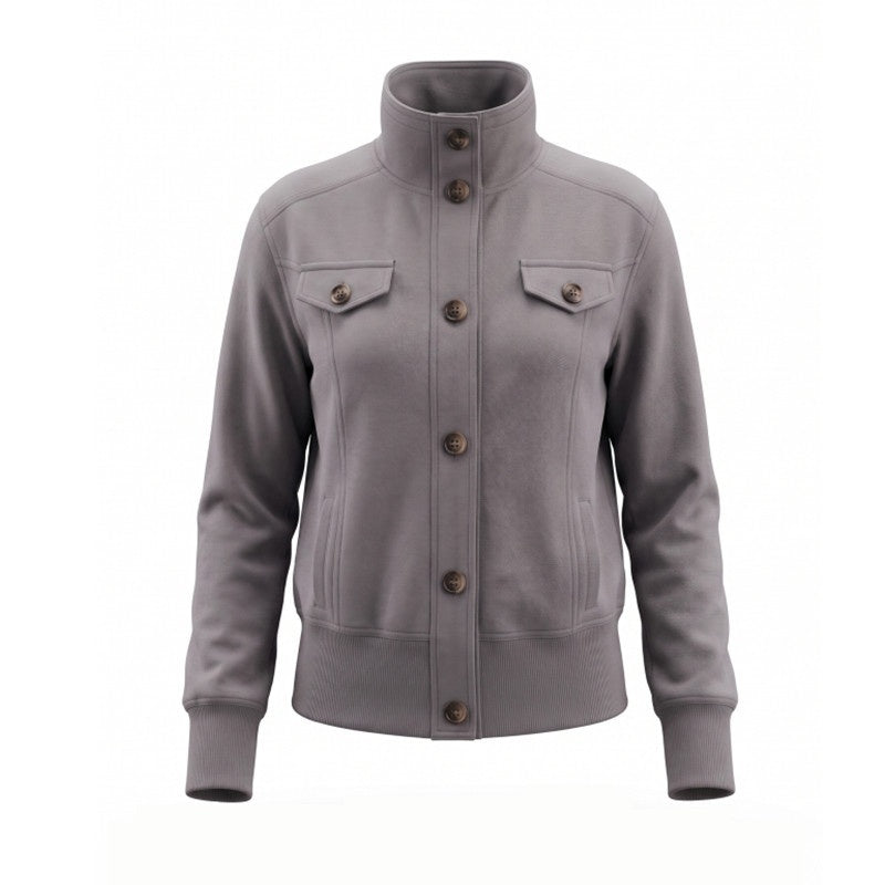 Hypoekai_High_Collar_Pocket_Slim_Fit_Short_Tailored_Women's_Cropped_Jackets_1076686678650_MISSTT