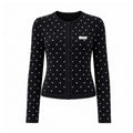 Hypoekai_Ink_Star_Speckle_Polka_Dot_Lace_Trim_Slim_Women's_Knit_Cardigans_1071749648895_MISSTT
