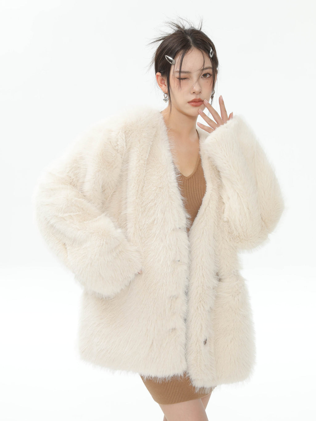 Hypoekai_Long_Plush_V-neck_Loose_Slimming_Casual_Women's_Eco_Faux_Fur_Coats_682080548402_MISSTT