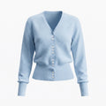 Hypoekai_Mist_Green_Placket_Colored_Buttons_V-neck_Slim_Women's_Knit_Button-up_Cardigans_1072195766373_MISSTT