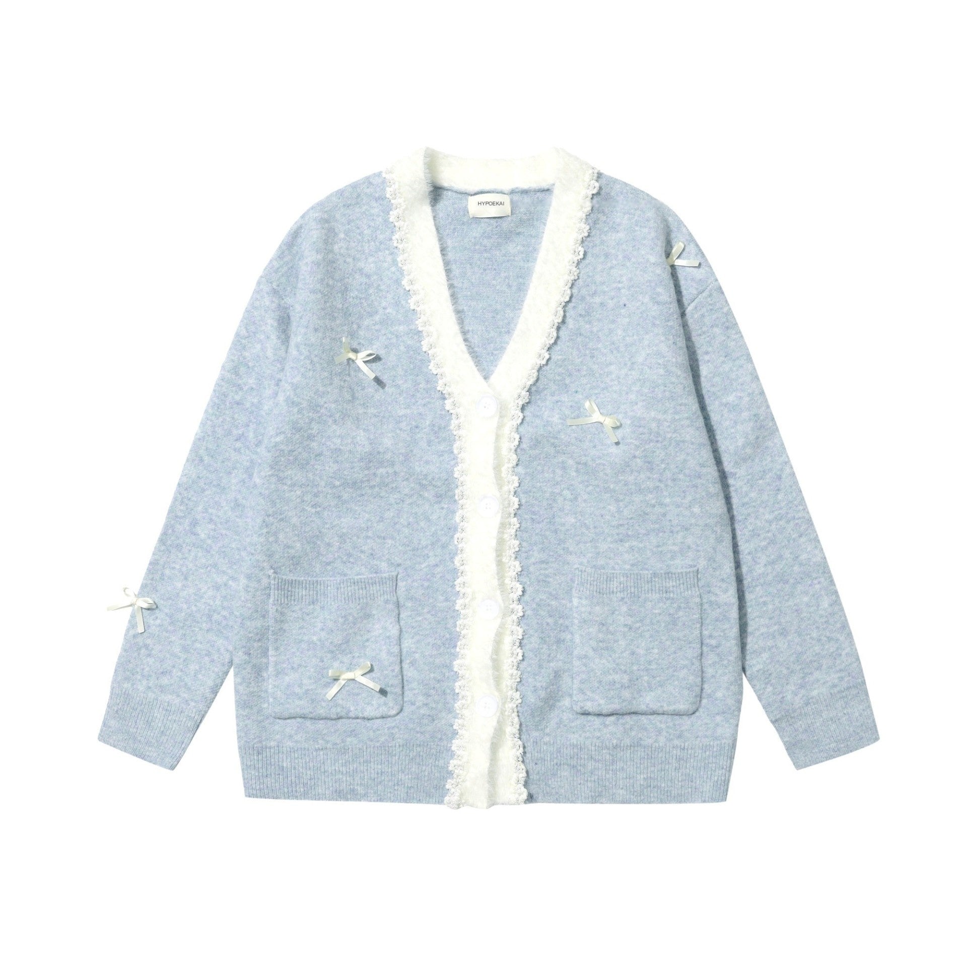 Hypoekai_Pearl_Bow_Embellished_Loose_Casual_Oversized_Women's_Knit_Cardigans_820661930682_MISSTT