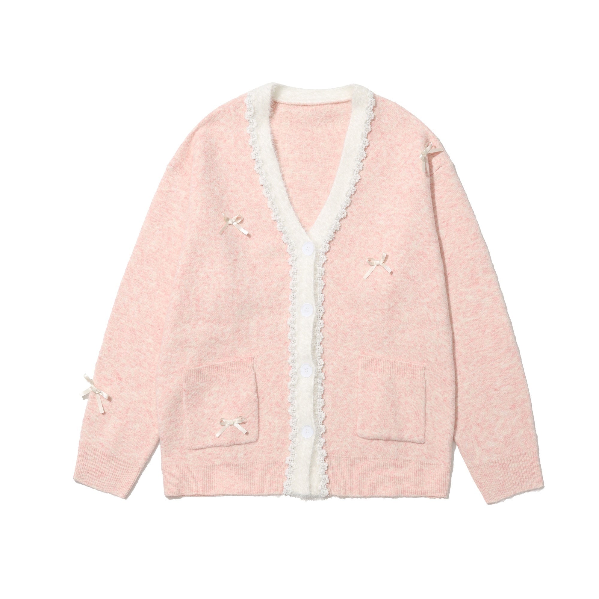 Hypoekai_Pearl_Bow_Embellished_Loose_Casual_Oversized_Women's_Knit_Cardigans_820661930682_MISSTT
