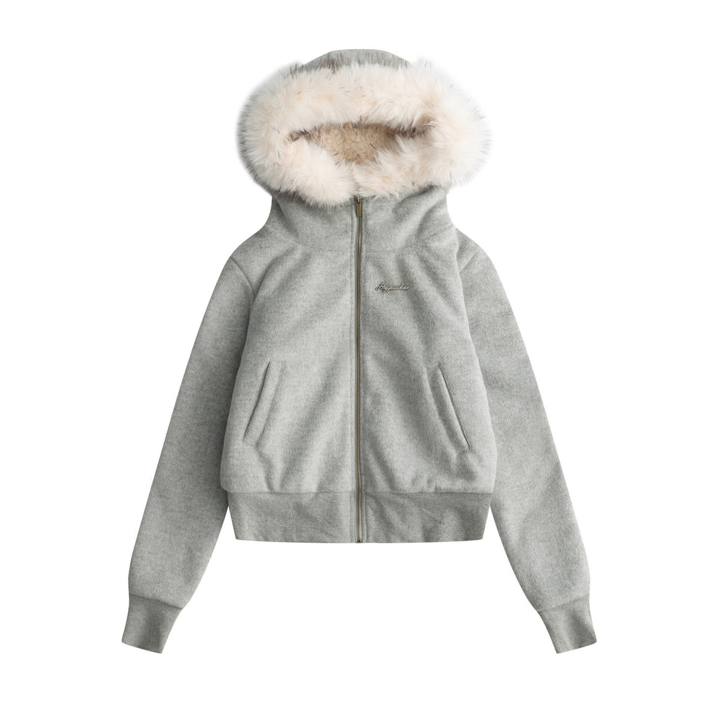 Hypoekai_Plush_Lined_Hooded_Fur_Collar_Women's_Wool_Tweed_Puffer_Jackets_983243761918_MISSTT