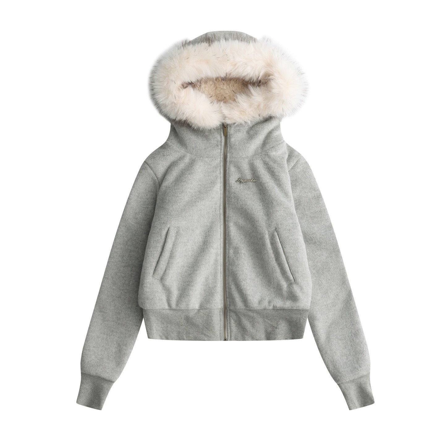 Hypoekai_Plush_Lined_Hooded_Fur_Collar_Women's_Wool_Tweed_Puffer_Jackets_983243761918_MISSTT