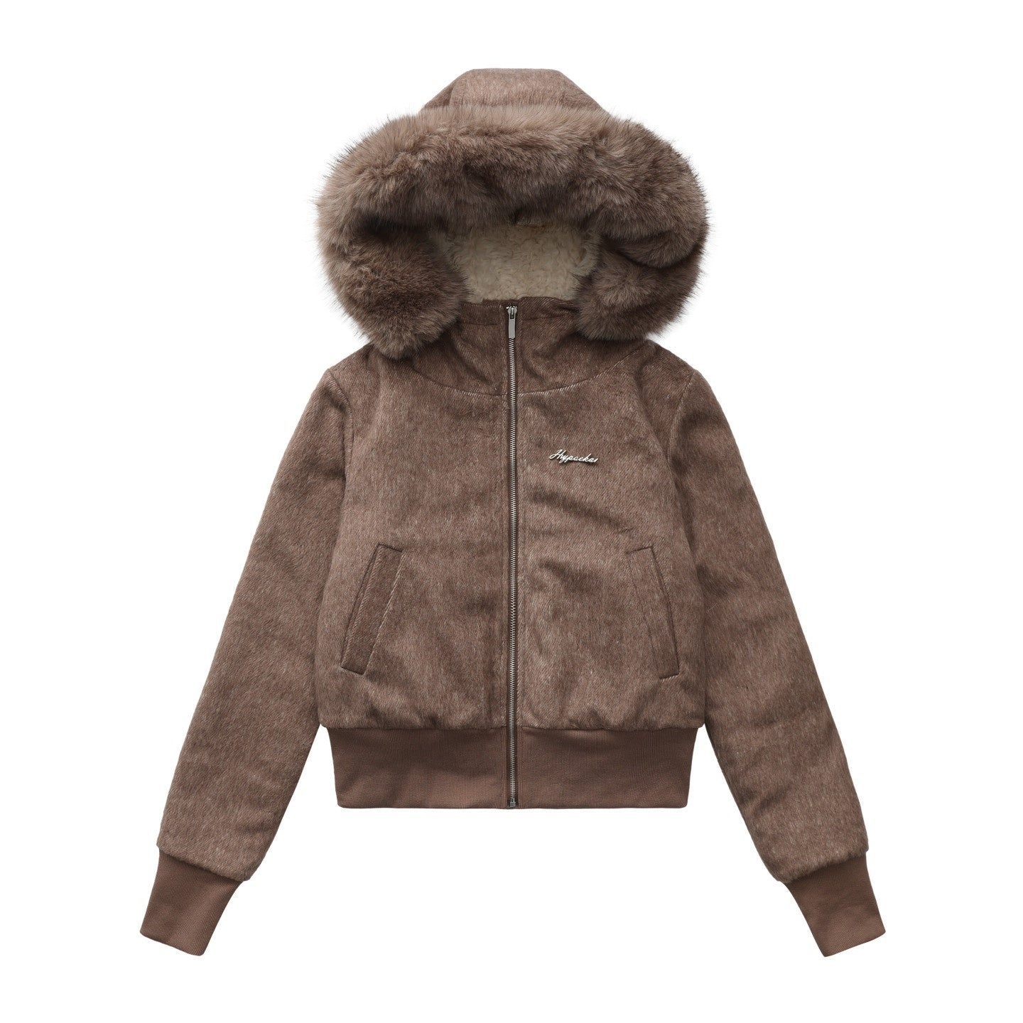 Hypoekai_Plush_Lined_Hooded_Fur_Collar_Women's_Wool_Tweed_Puffer_Jackets_983243761918_MISSTT