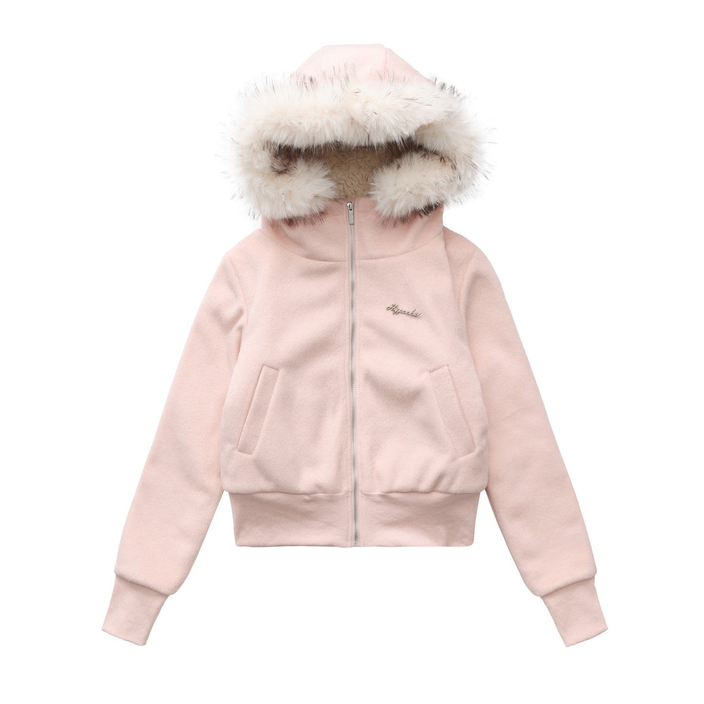 Hypoekai_Plush_Lined_Hooded_Fur_Collar_Women's_Wool_Tweed_Puffer_Jackets_983243761918_MISSTT