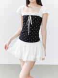 Hypoekai_Polka_Dot_Lace_Trim_Design_Slim_Fit_Women's_Short_Sleeve_T-shirts_1048504289426_MISSTT