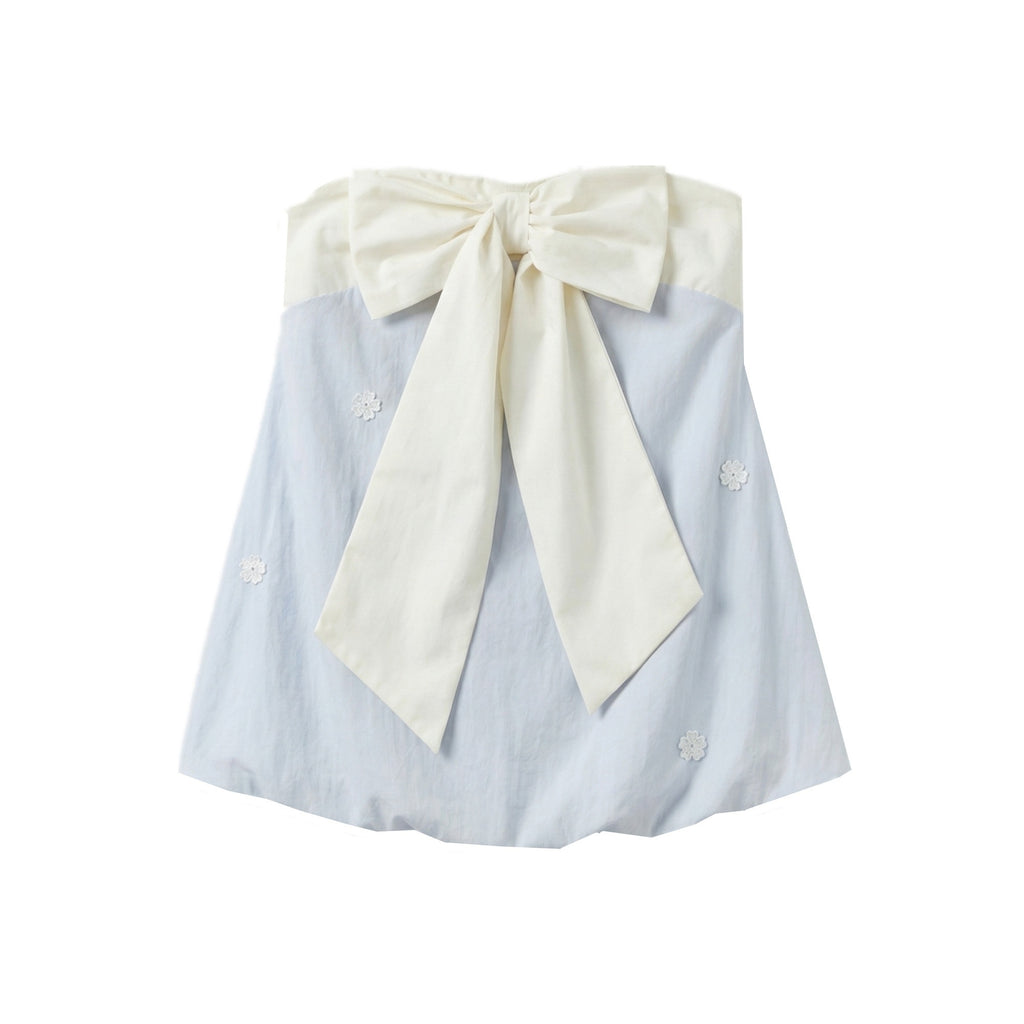 Hypoekai_Ruffled_Bow_Patchwork_Embroidered_Bloom_Hem_Loose_Women's_Tube_Tops_1042125696578_MISSTT