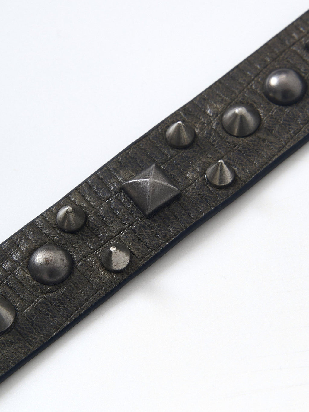 Imdelusion Avant Garde Punk Rock Studded Women's Genuine Waxed Lambskin Leather Bracelets