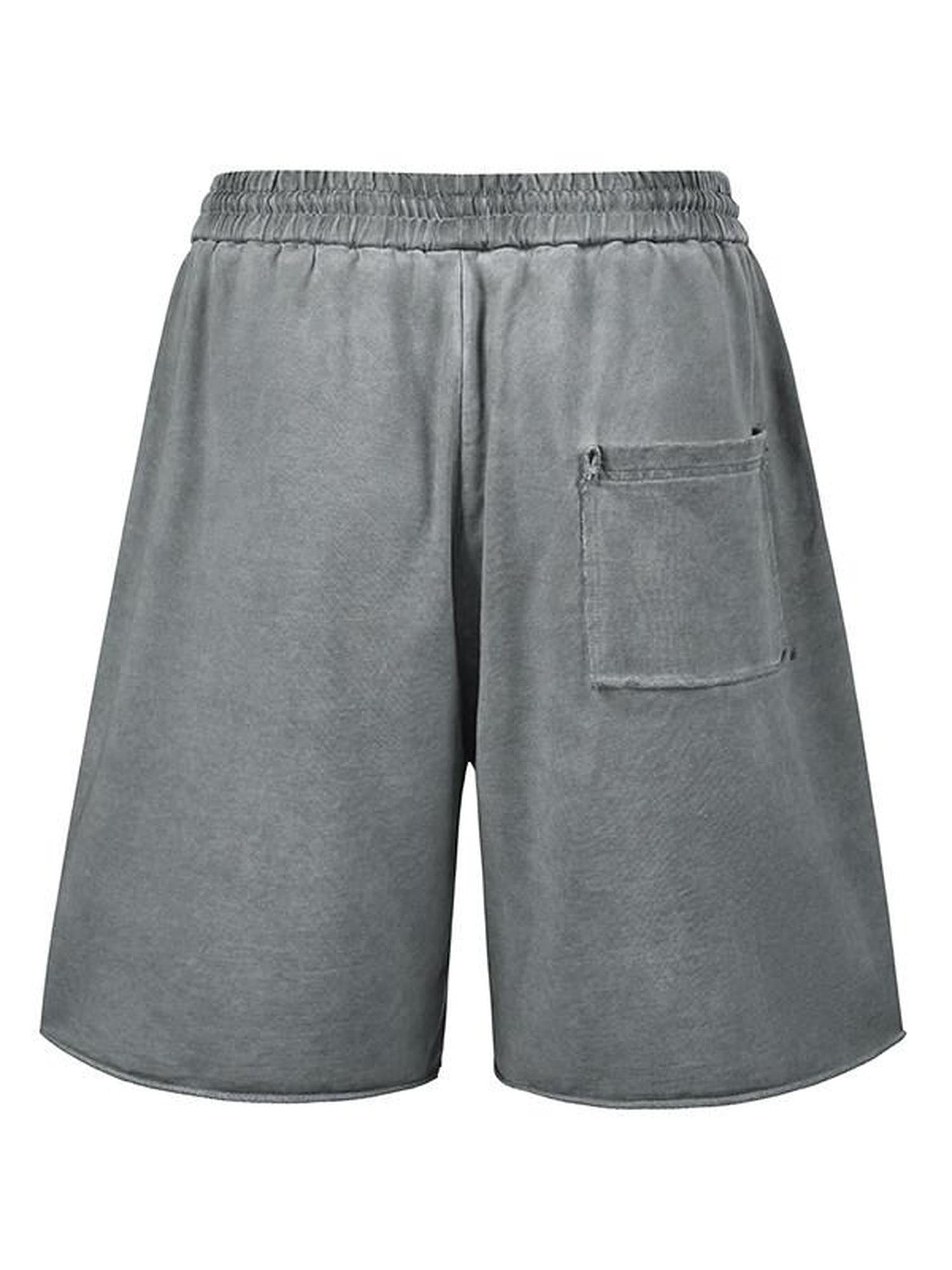 Imdelusion Deconstructed Distressed Raw Edge Drawstring Women's Pure Cotton Sweat Shorts
