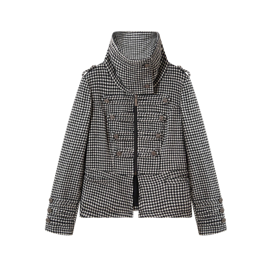 Imdelusion_Houndstooth_Court_Stand_Collar_Zip_Slit_Hem_Women's_Wool_Matching_Skirt_Sets_1075796391977_MISSTT