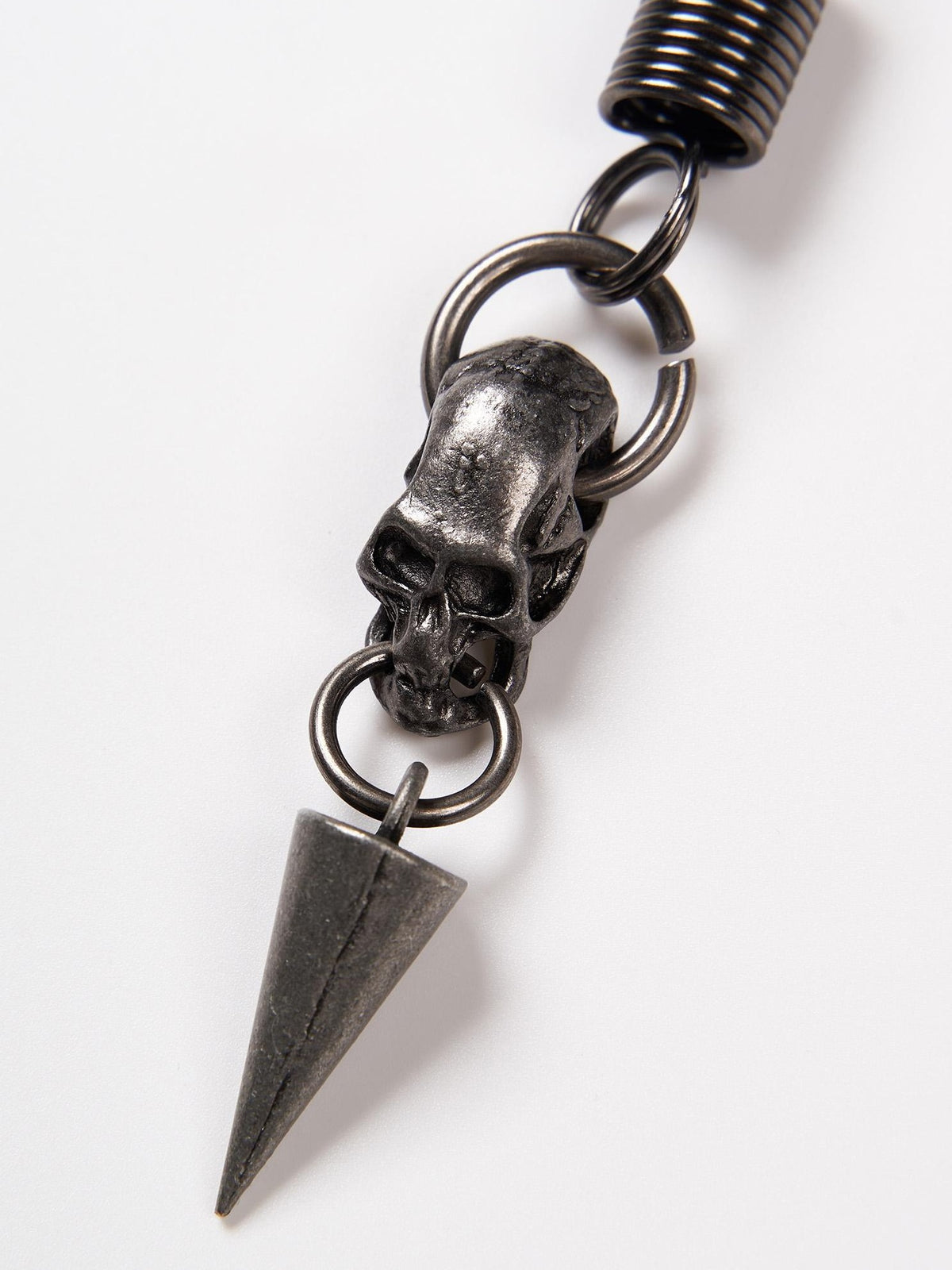 Imdelusion Punk Skull Charm Heavy Craft Washed Women's Keychains