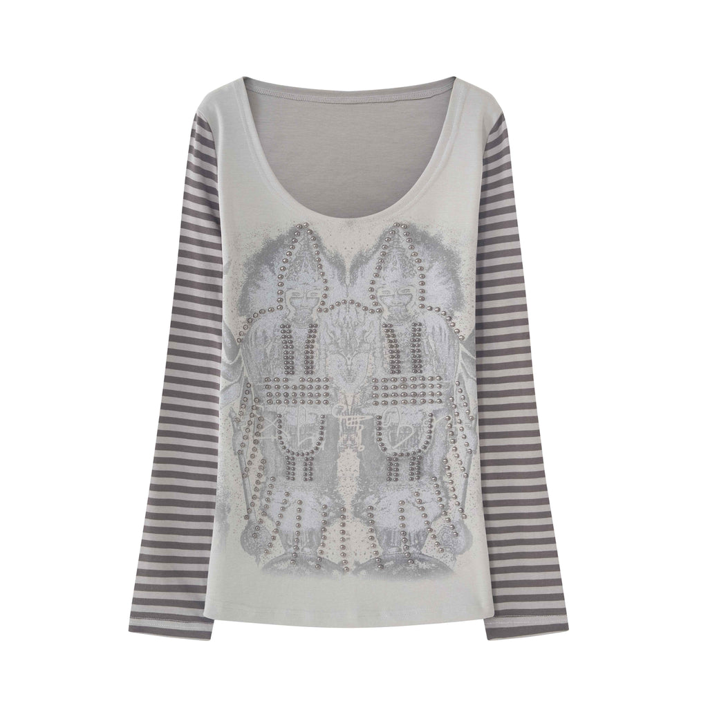 Imdelusion_Rivet_Twin_Print_Striped_Gothic_Punk_Women's_Cotton_Spandex_Long_Sleeve_T-shirts_1042439410292_MISSTT