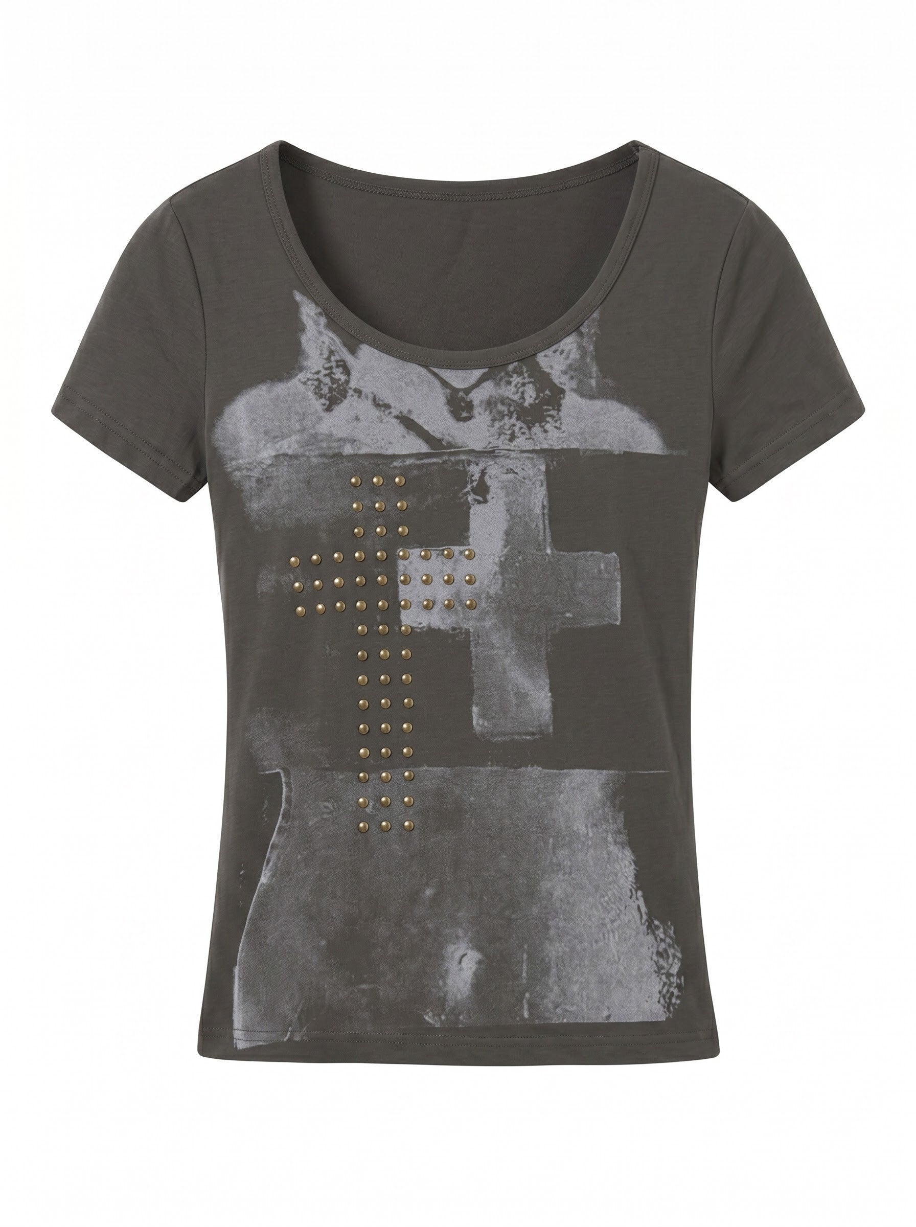 Imdelusion_Studded_Portrait_Print_Punk_Slim_Fit_Women's_Modal_Cotton_Short_Sleeve_T-shirts_1043550736348_MISSTT