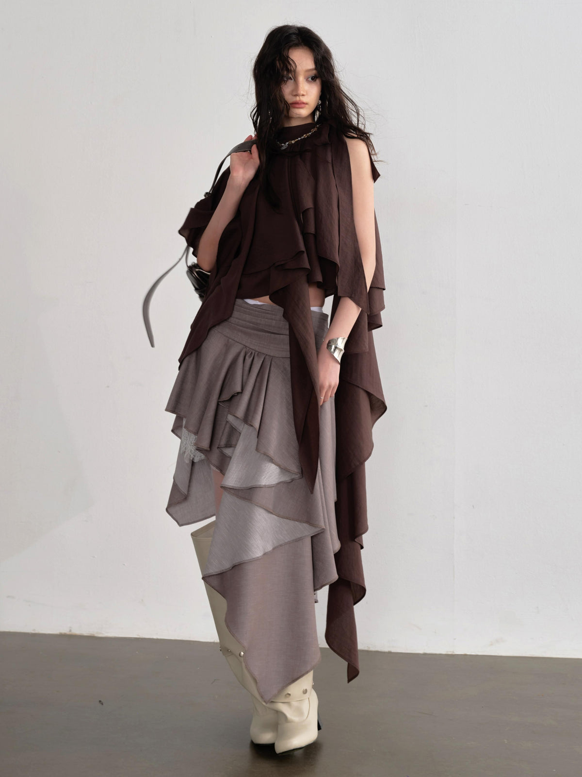 Jnylon_studios_Asymmetric_One_Shoulder_Cloak_Style_Tie_Front_Loose_Women's_Polyester_Tank_Tops_1020744395997_MISSTT