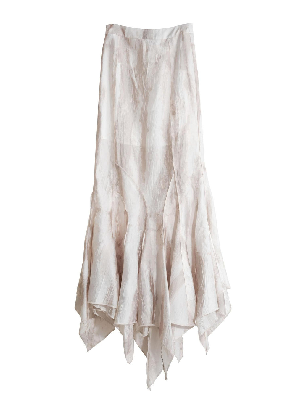 Jnylon studios Flowing Asymmetric Mermaid Heavyweight Maxi Skirts