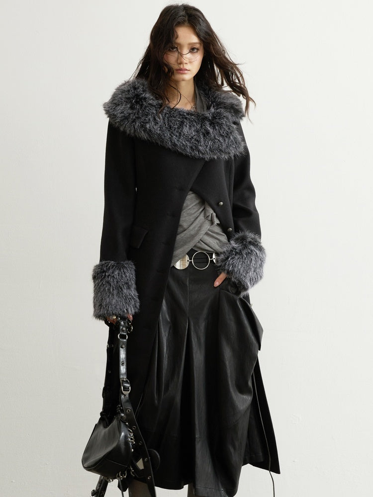 Jnylon_studios_Fur_Trim_Asymmetric_Button_Wool_Blend_Women's_Long_Coats_1001922591195_MISSTT