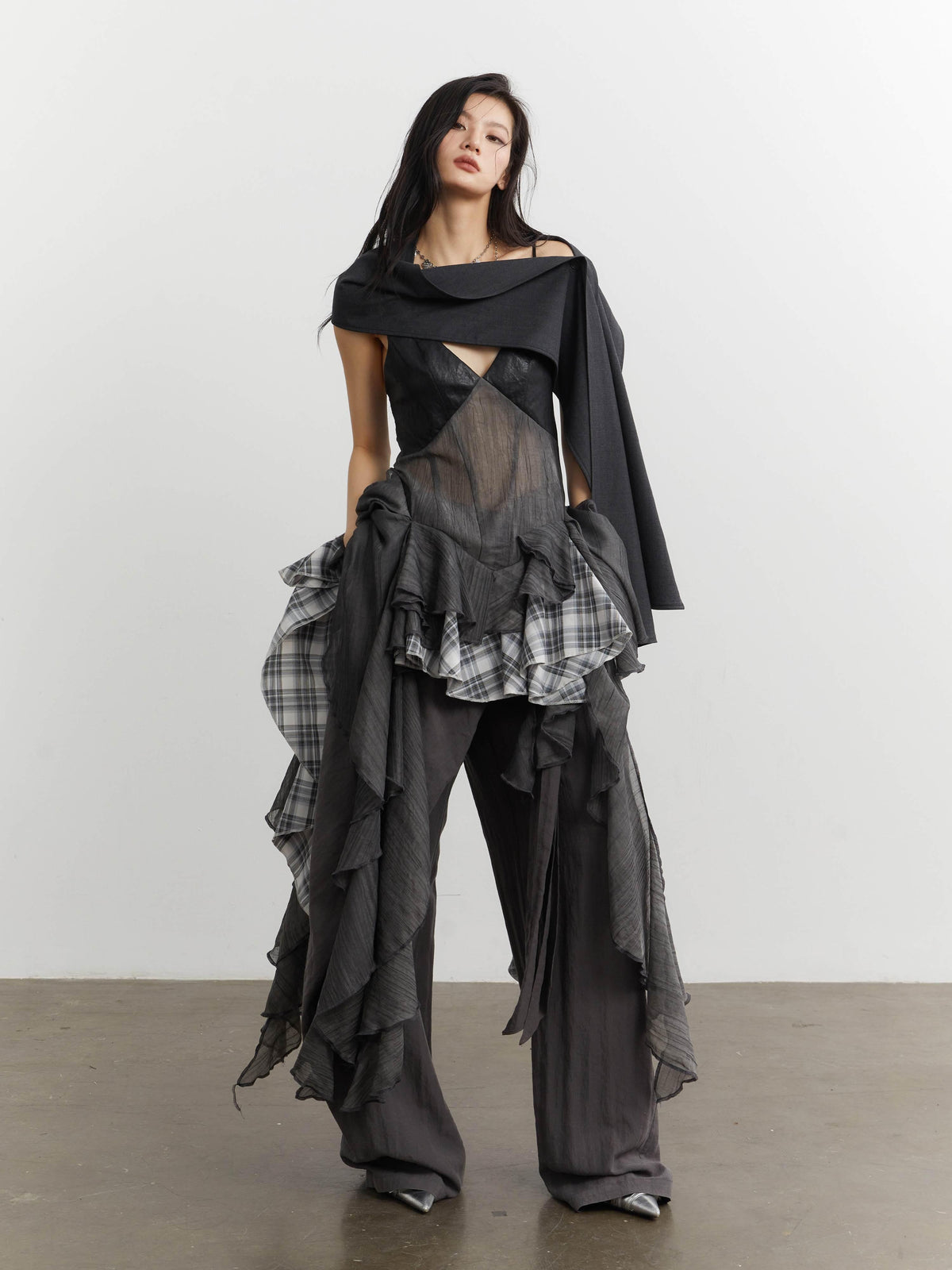Jnylon_studios_Plaid_Color_Block_Asymmetric_Ruffle_Spliced_Women's_Slip_Midi_Dresses_969866721758_MISSTT