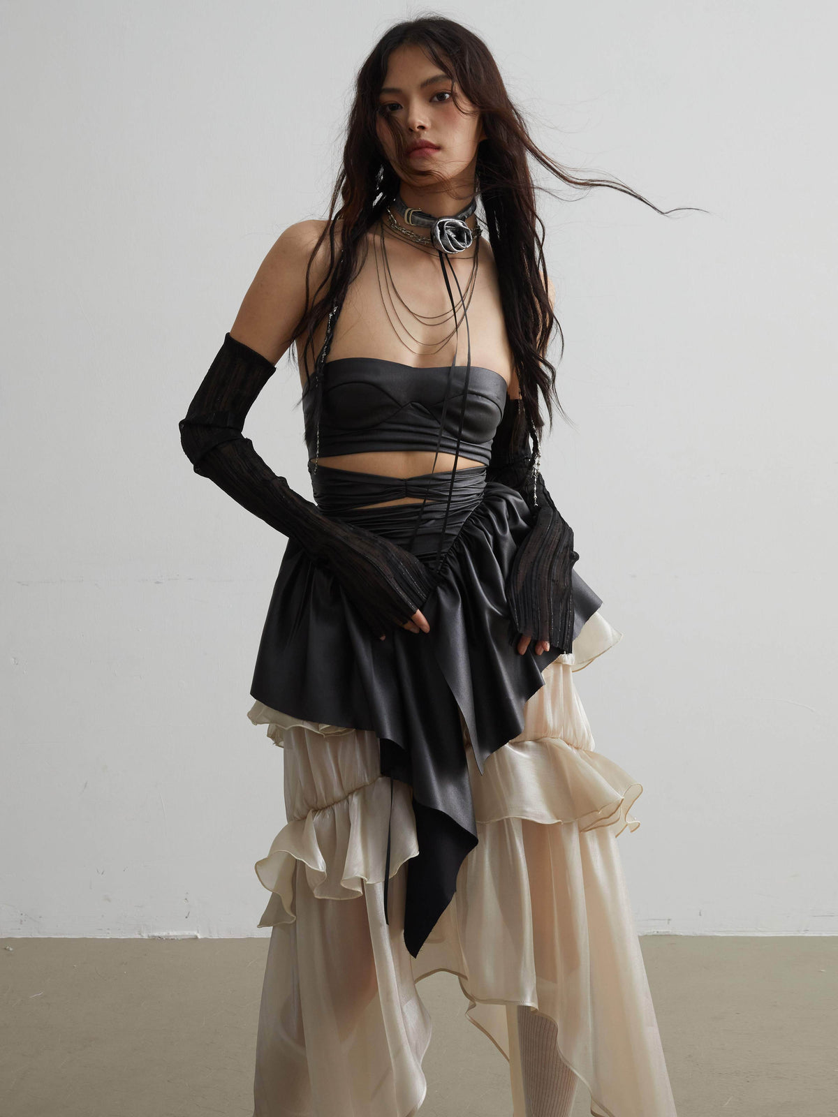 Jnylon_studios_Punk_Ruffle_Cutout_Matte_Pu_Faux_Leather_Women's_Tube_Tops_735192570720_MISSTT