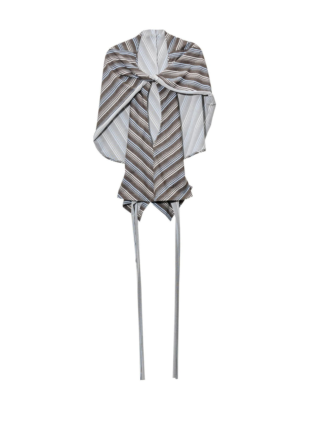 Jnylon studios Striped Cape Style Slim Fit Women's Halter Tops