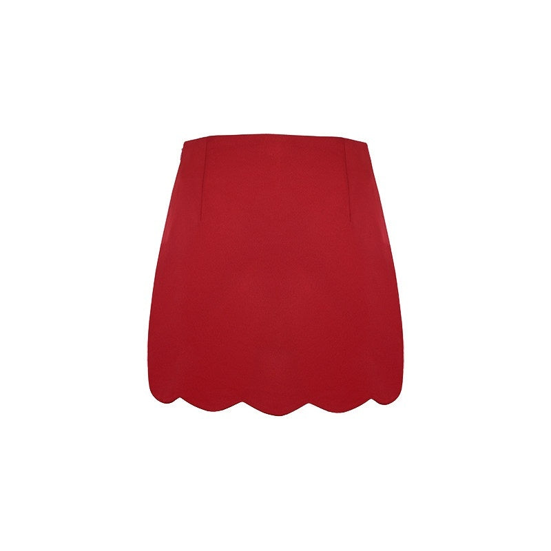 Kyouko_Baby_Accordion_Pleat_One_Shoulder_Women's_Red_Camisole_And_Skirt_Matching_Skirt_Sets_818446859488_MISSTT