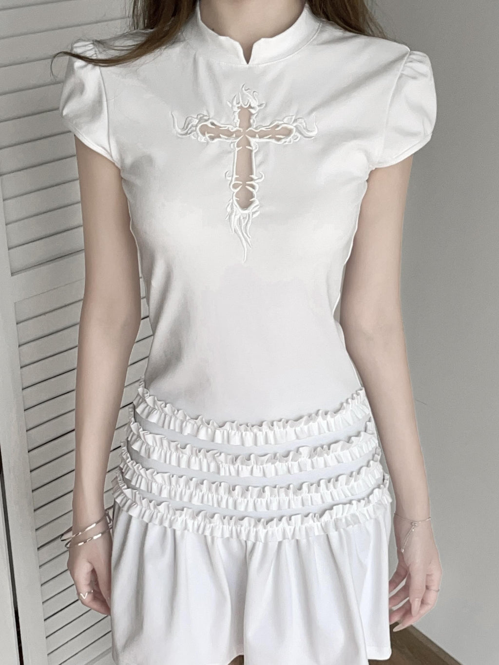 Kyouko_Baby_Black_White_Cross_Gothic_Fitted_Slimming_Women's_Cheongsam_Dresses_793625676961_MISSTT
