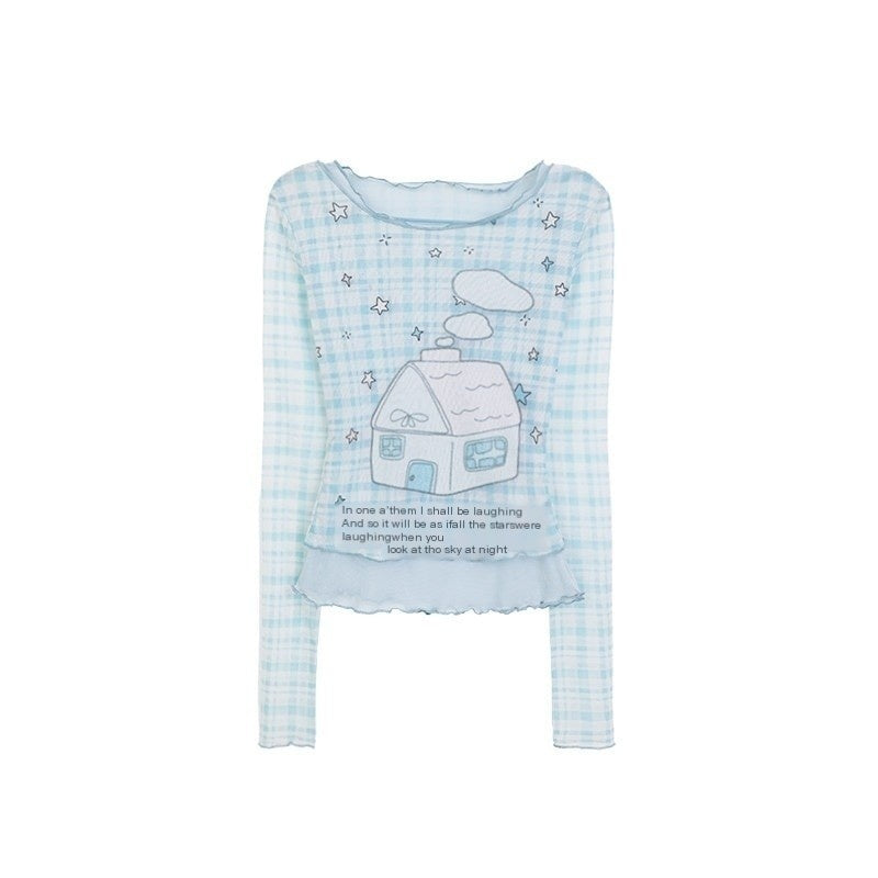 Kyouko_Baby_Bubble_Blue_House_Longsleeve_Top_Cake_Skirt_Women's_Matching_Skirt_Sets_898891749495_MISSTT