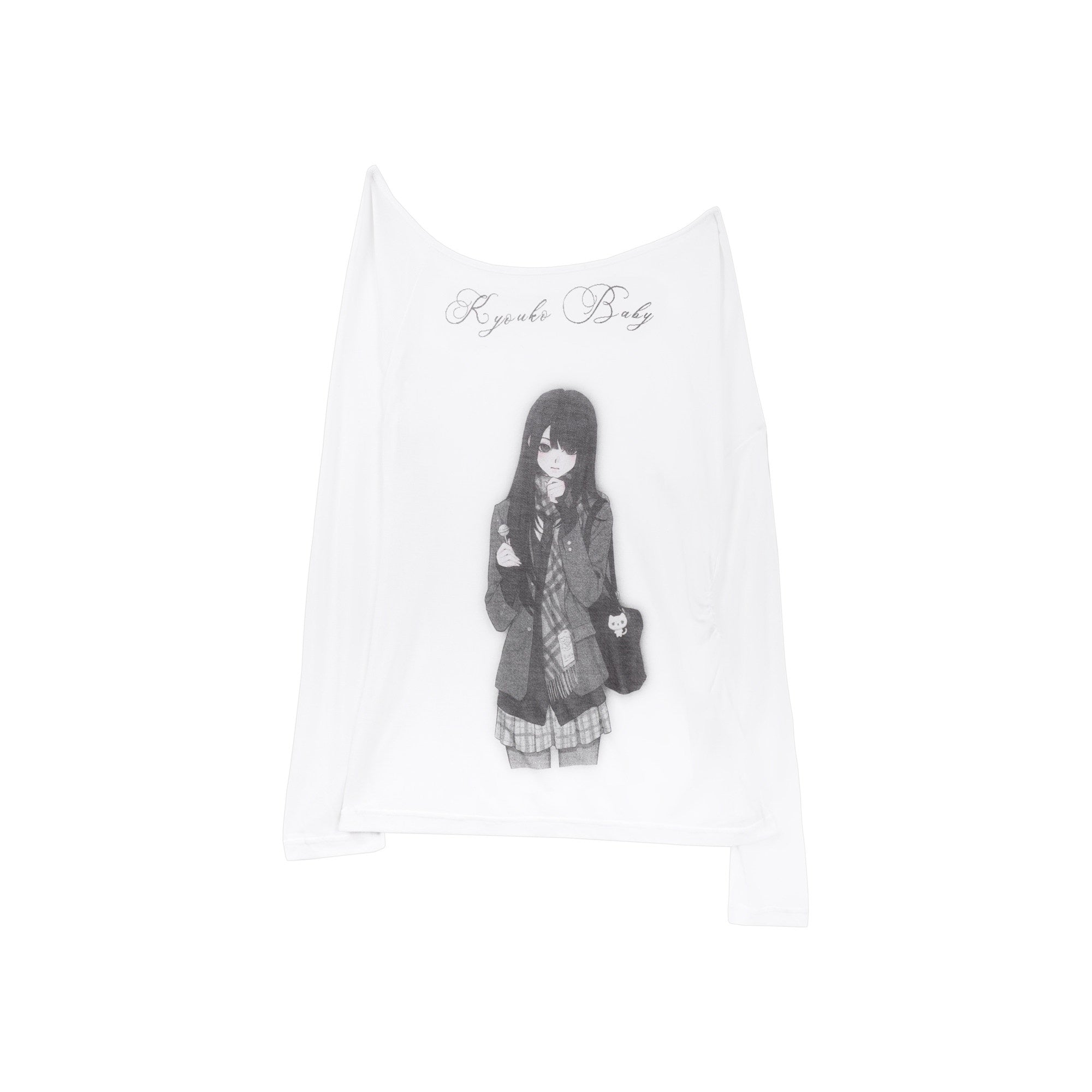 Kyouko_Baby_Room_Doll_Sheer_Print_One_Shoulder_Long_Sleeve_Women's_Casual_Top_&_Shorts_Sets_1035077627822_MISSTT