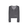 Kyouko_Baby_Striped_Rhinestone_Layered_Long_Sleeve_Women's_Casual_Top_&_Skirt_Sets_991717817558_MISSTT