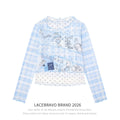 LaceBravo_Blue_Plaid_Cartoon_Print_Slim_Fit_Women's_Sheer_Mesh_Long_Sleeve_T-shirts_1076450420668_MISSTT