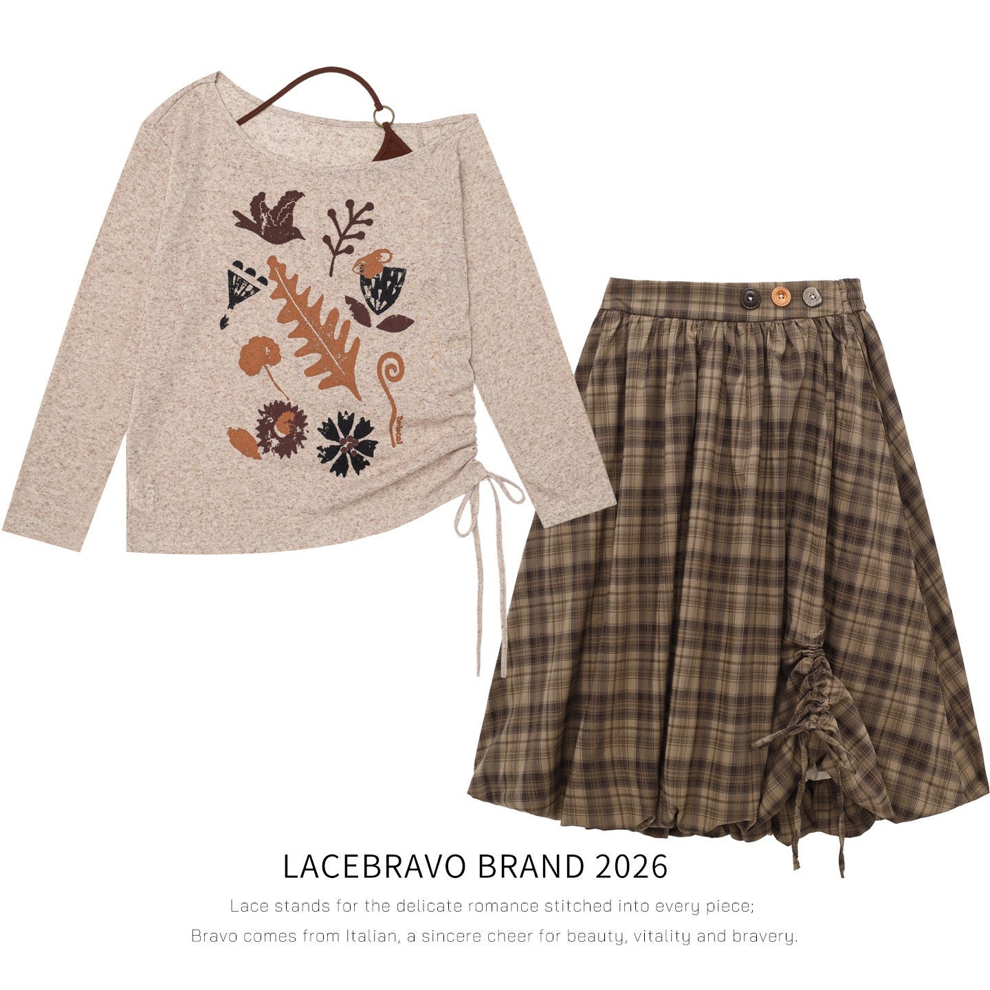 LaceBravo_Boho_Vintage_Floral_Bird_Print_Asymmetric_Women's_Long_Sleeve_T-shirts_1068724170527_MISSTT