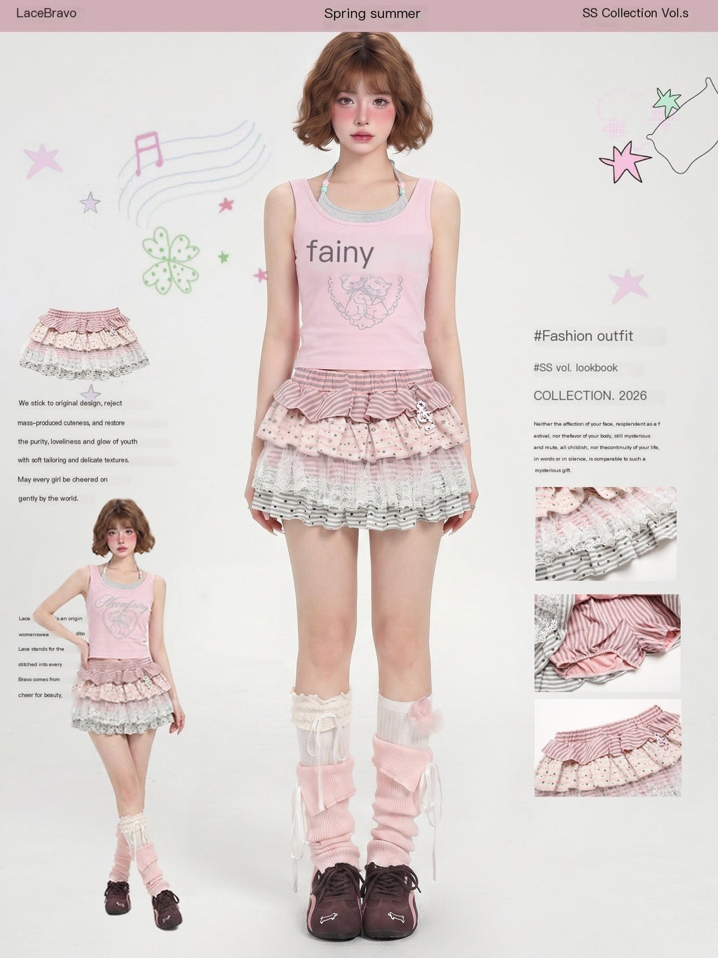 LaceBravo_Flouncy_Ruffled_Star_Lace_Mini_Pendant_Charm_Women's_Tiered_Skirts_1052900311609_MISSTT