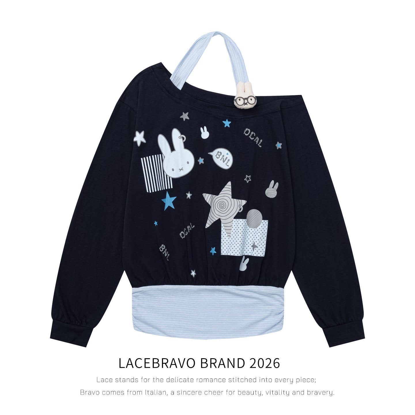 LaceBravo_Halter_Neck_Rabbit_Print_Women's_Sweatshirt_Loose_Long_Sleeve_T-shirts_1076149310075_MISSTT
