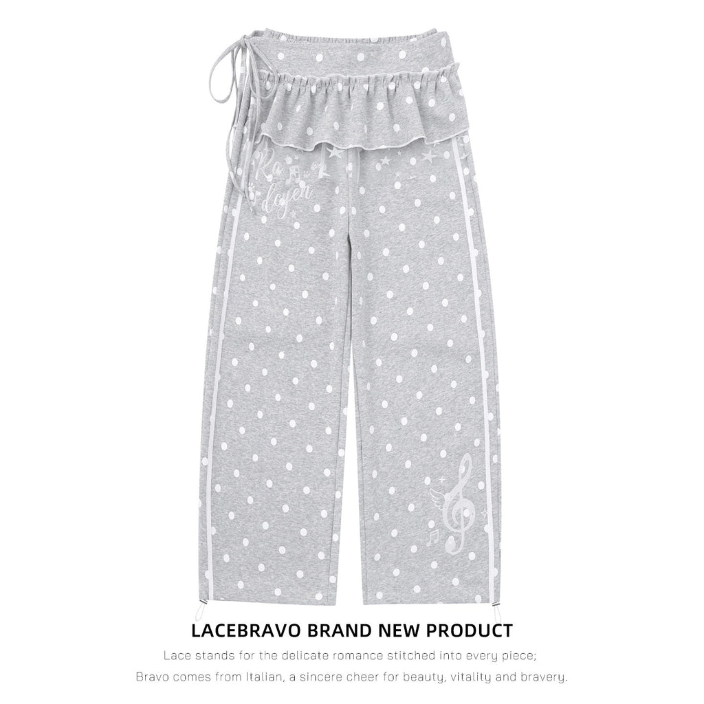 LaceBravo_Japanese_Style_Polka_Dot_Lace_Loose_Wide_Leg_Women's_Cotton_Sweatpants_1080400324507_MISSTT