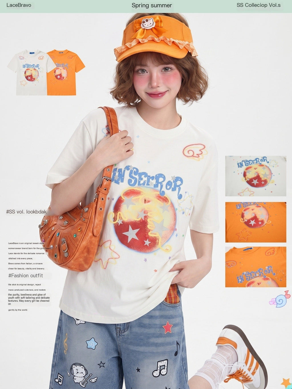 LaceBravo_Korean_Dopamine_Apple_Star_Print_Slimming_Women's_Short_Sleeve_T-shirts_1059444548543_MISSTT