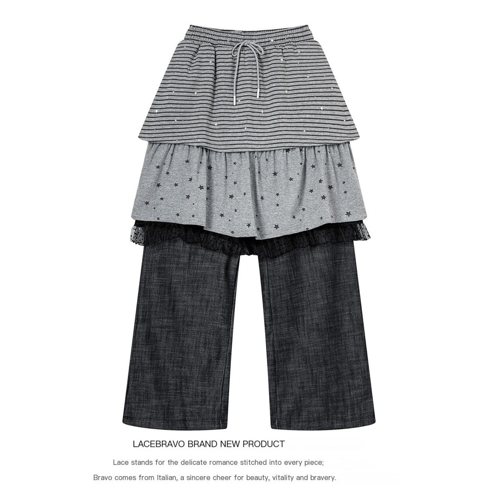LaceBravo_Striped_Patchwork_High_Waist_Women's_Cotton_Skorts_1087379619394_MISSTT