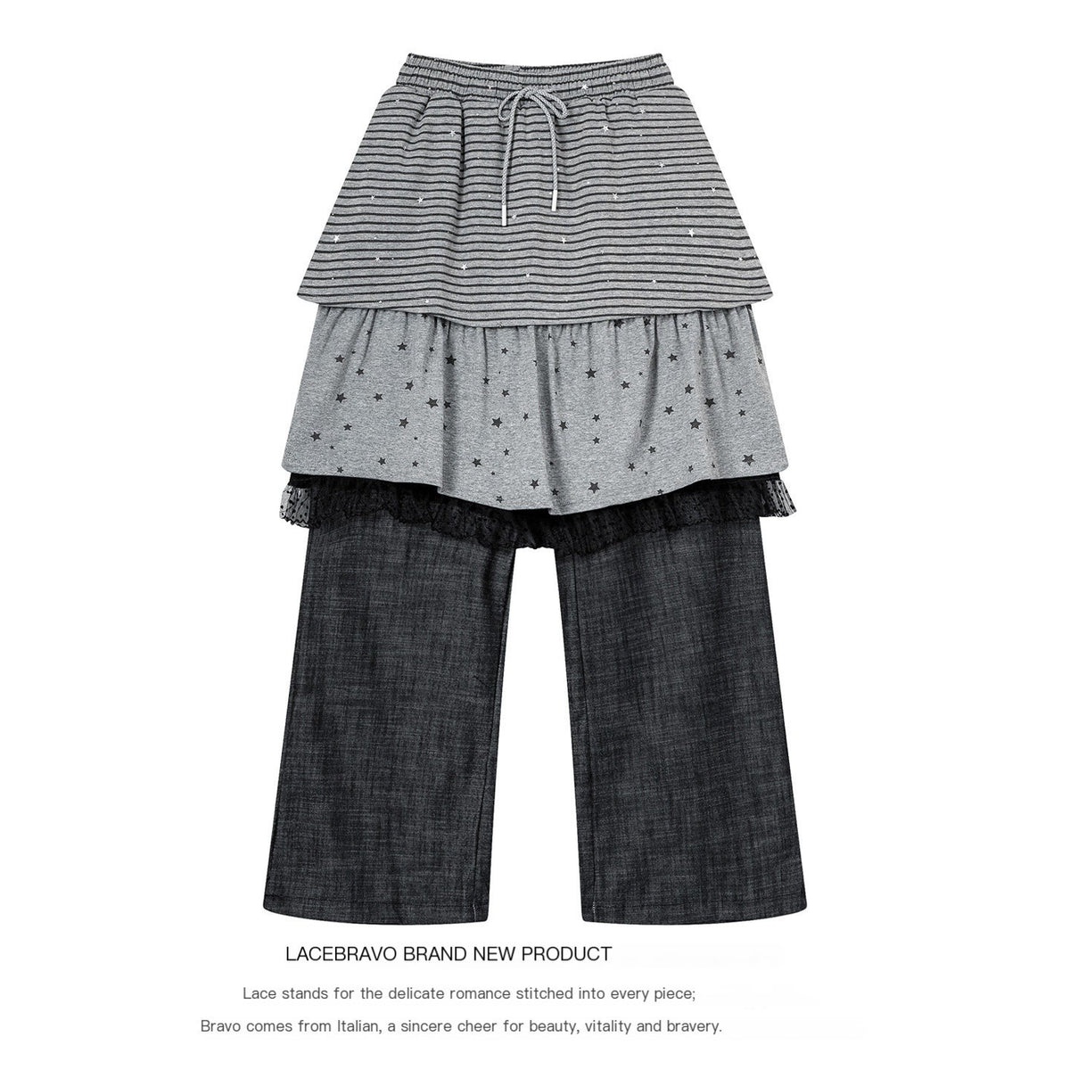 LaceBravo_Striped_Patchwork_High_Waist_Women's_Cotton_Skorts_1087379619394_MISSTT