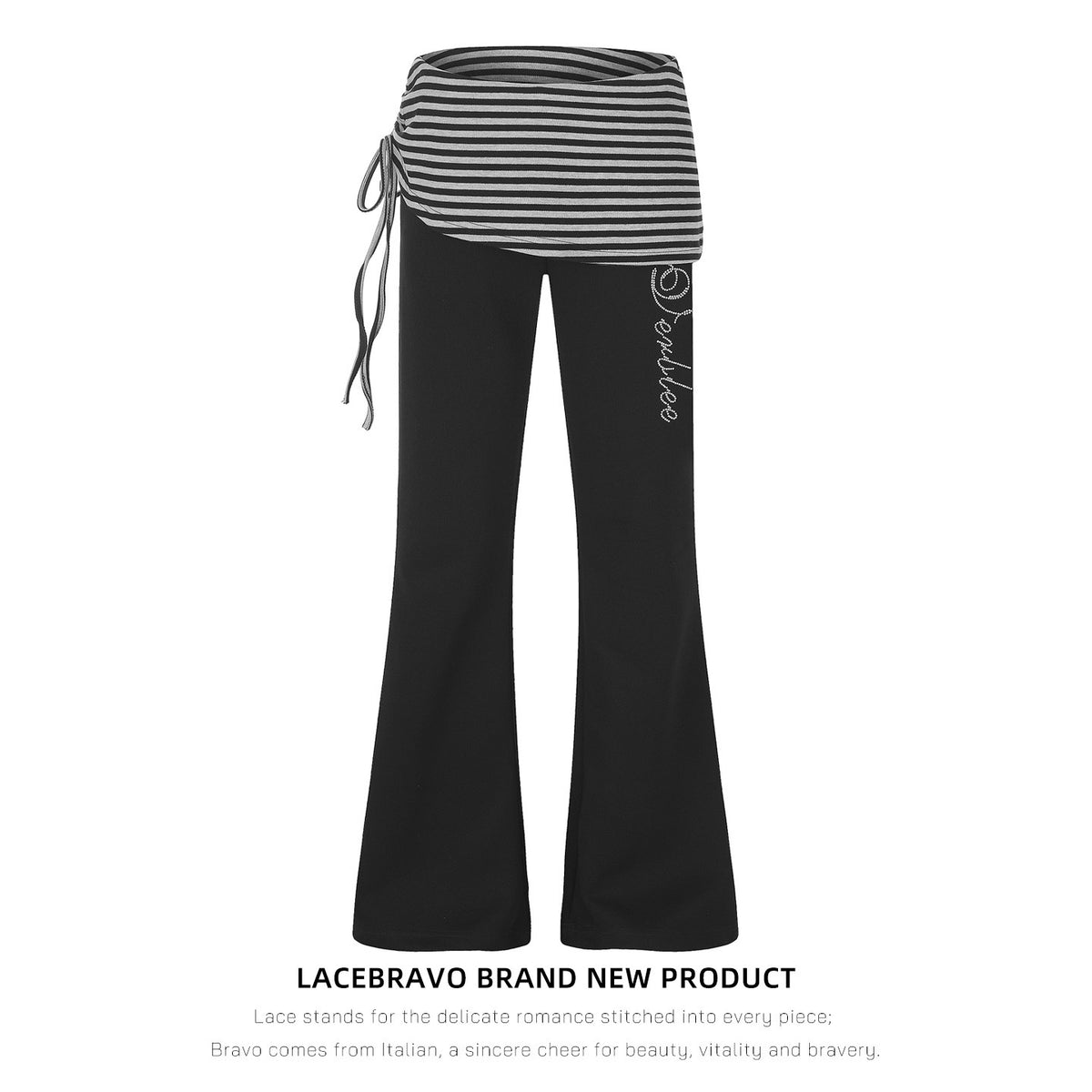 LaceBravo_Striped_Rhinestone_Asymmetric_Korean_Slim_Fit_Women's_Cotton_Sweatpants_1076983243147_MISSTT