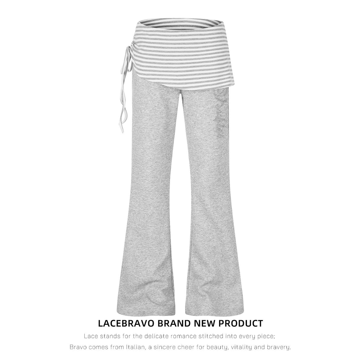 LaceBravo_Striped_Rhinestone_Asymmetric_Korean_Slim_Fit_Women's_Cotton_Sweatpants_1076983243147_MISSTT