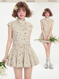 LaceBravo_Vintage_Sweetheart_Star_Check_Waist_Cinching_Aline_Women's_Casual_Mini_Dresses_1057170147055_MISSTT