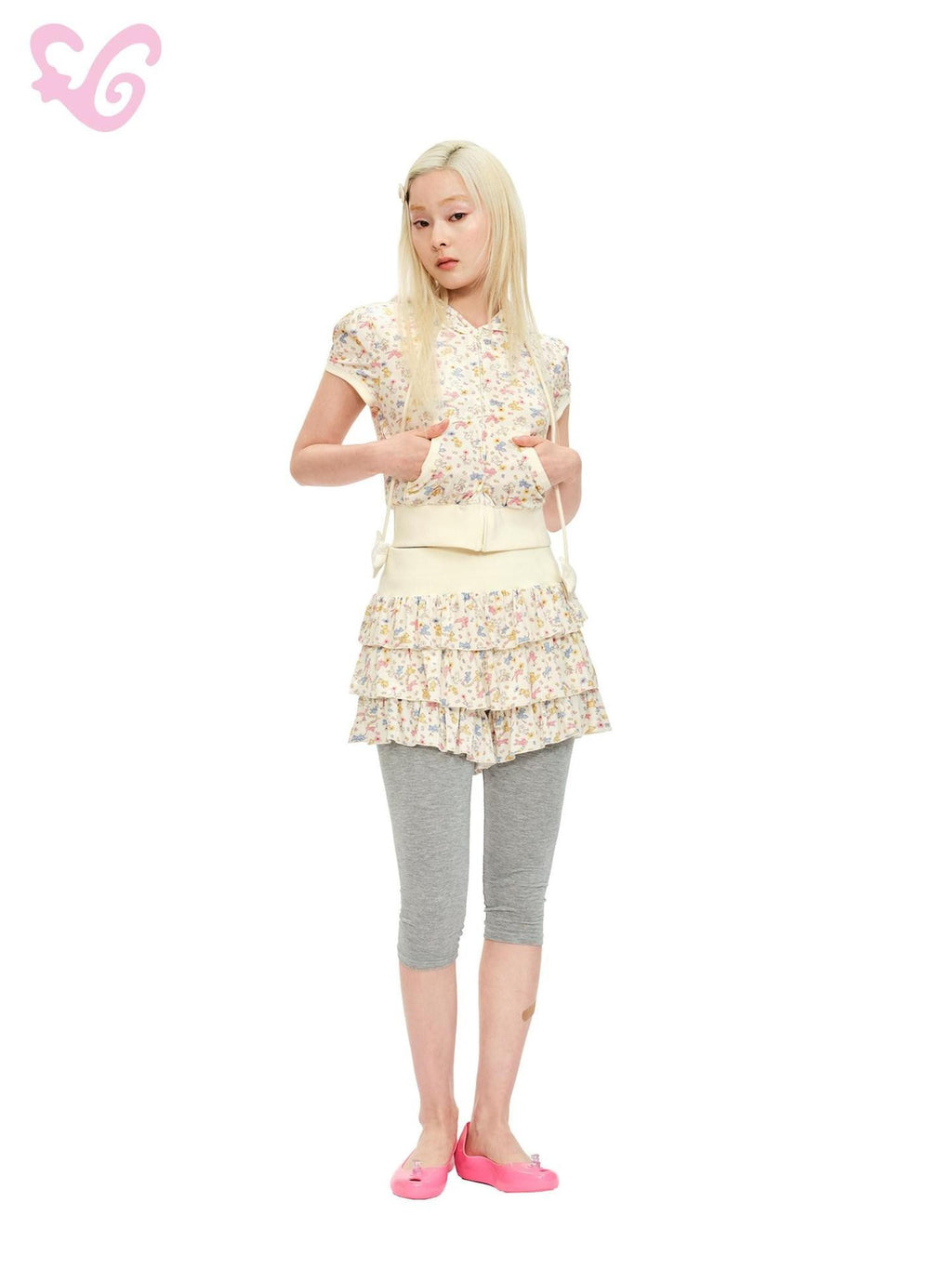 MOF Animal Print Hooded Short Sleeve Women's Velvet High Waist Matching Skirt Sets
