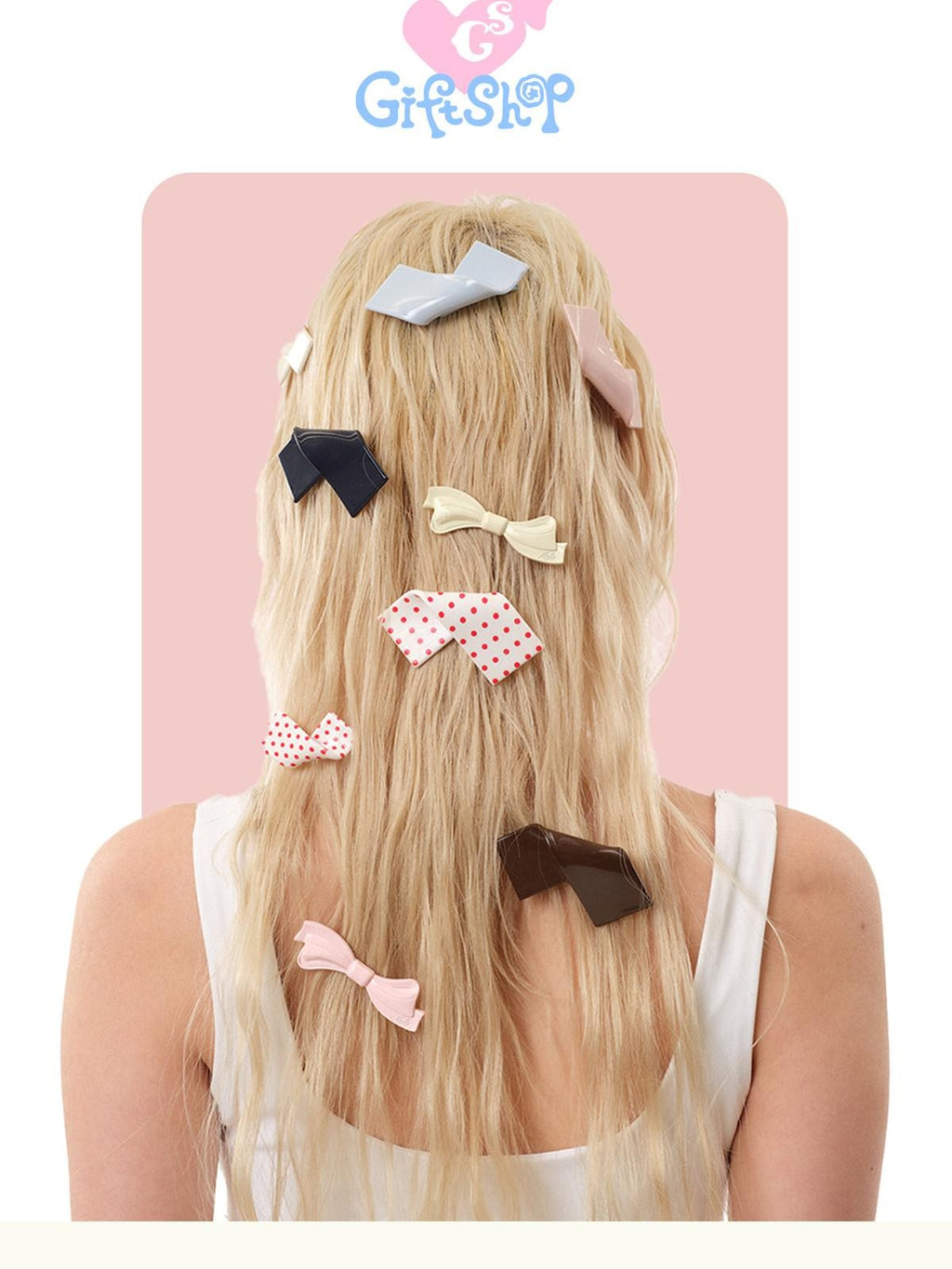 MOF Band Cat Pleated Printed Letter Bow Women's Polyester Baby Tees