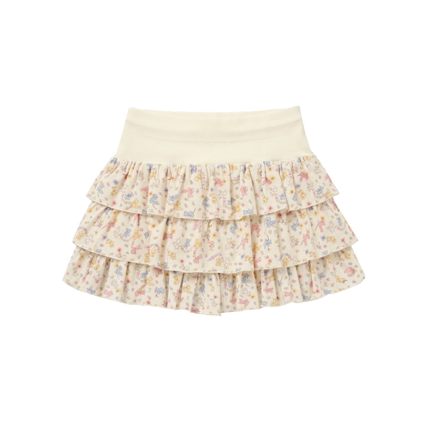 MOF_Beige_Animal_Print_Tiered_Pleated_Ruffle_Women's_Velvet_Mini_Skirts_1055943324083_MISSTT