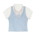 MOF_Blue_Pleated_Pearl_Chain_Print_Women's_Cropped_Slim_Short_Sleeve_T-shirts_1042050600347_MISSTT