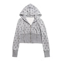 MOF_Hooded_Cat_Print_Polka_Dot_Short_Slim_Women's_Skort_Tracksuit_Sets_1039774003448_MISSTT