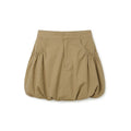 MOF_Khaki_Gathered_Pleated_Pocket_A_Line_Mid_Waist_Women's_Cotton_Blend_Skorts_1071151708801_MISSTT