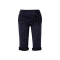 MOF_Navy_Polka_Dot_Ruched_Ruffle_Hem_Slim_Fit_Women's_Spandex_Bermuda_Shorts_1045885971718_MISSTT